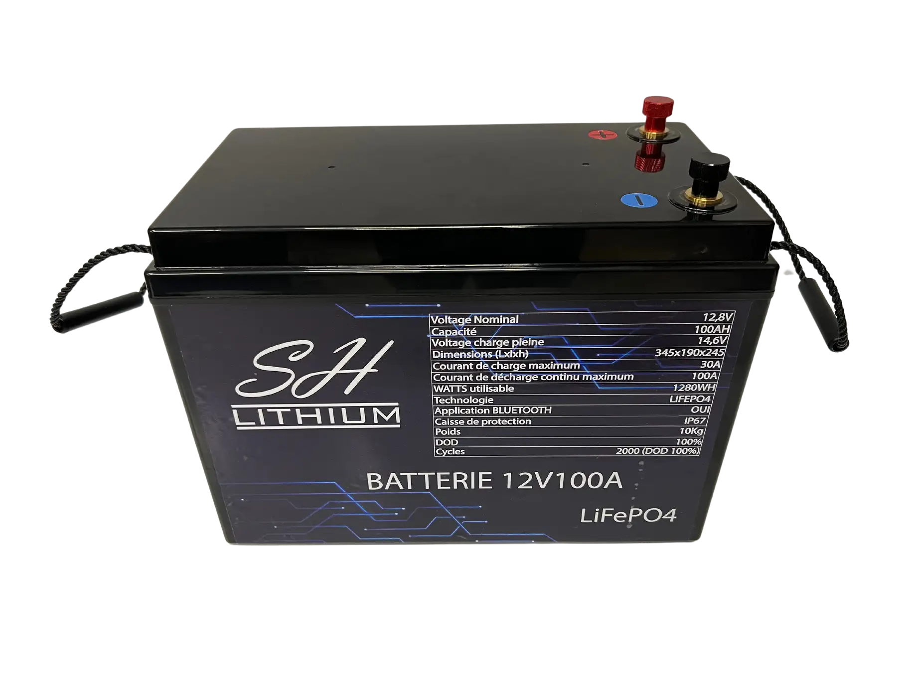 Batterie LiFePO4 et Chargeur 12V (Étanche)