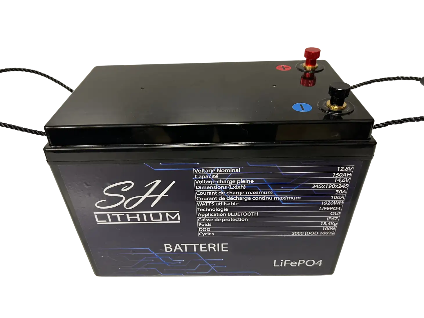 Batterie LiFePO4 et Chargeur 12V (Étanche)