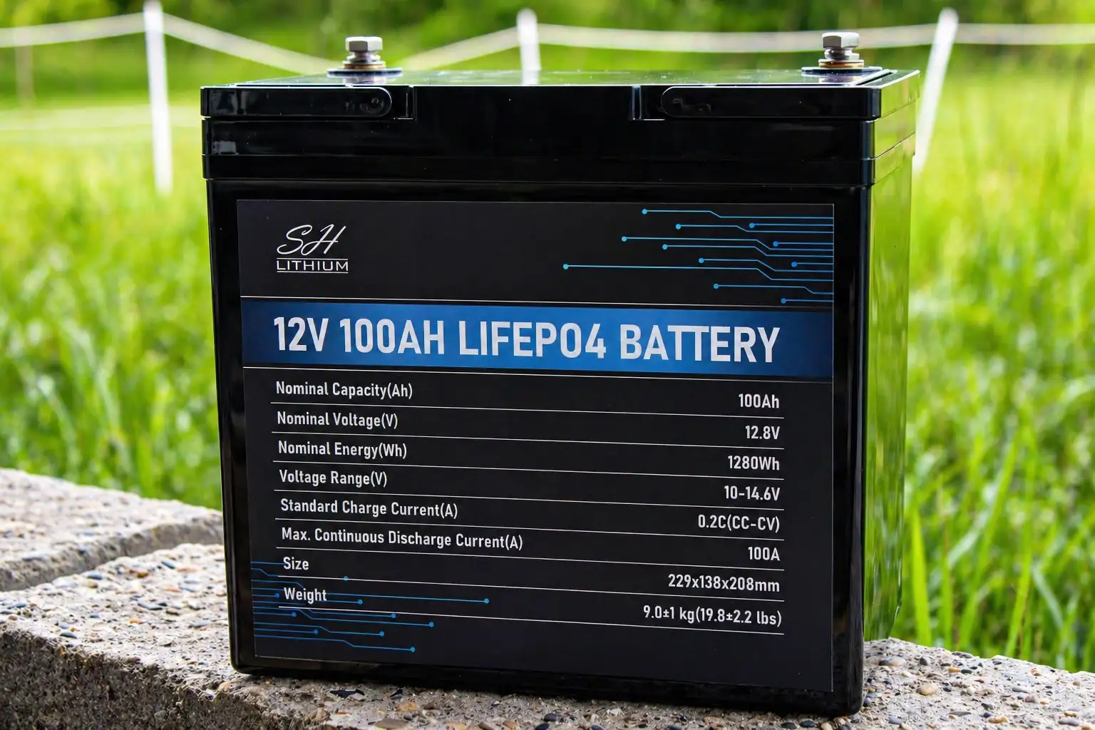 Offre batterie 12V100A Lifepo4 +chargeur